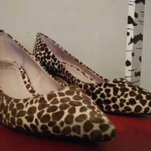 Calf Leopard Print Pointy Heels
